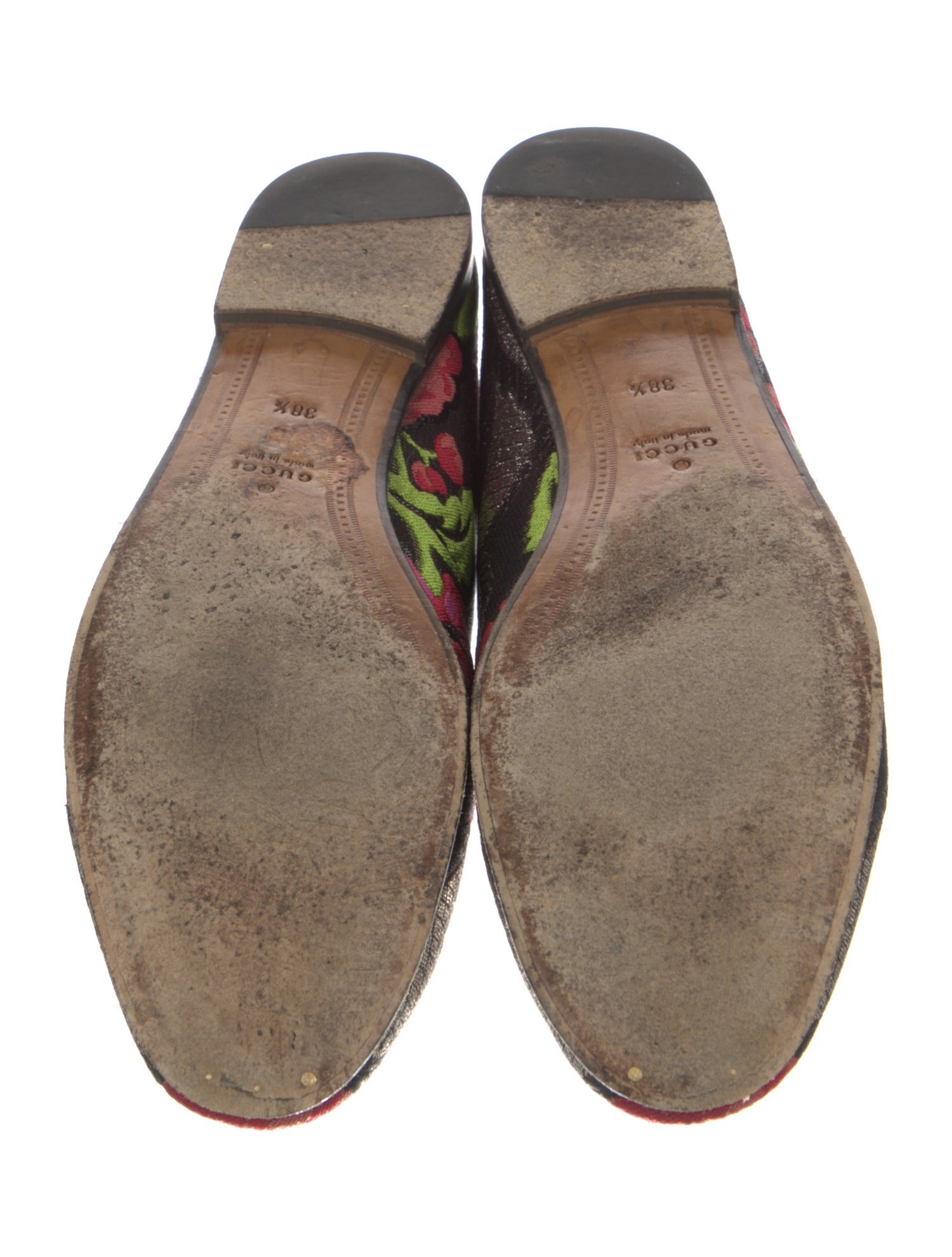 Gucci Flora Print Loafers